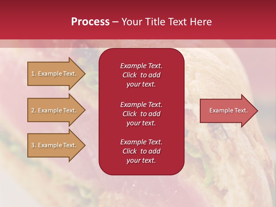 Bread Delicious Vegetable PowerPoint Template