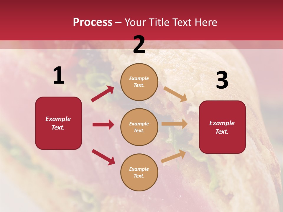 Bread Delicious Vegetable PowerPoint Template