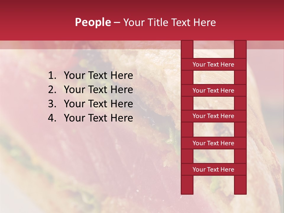 Bread Delicious Vegetable PowerPoint Template