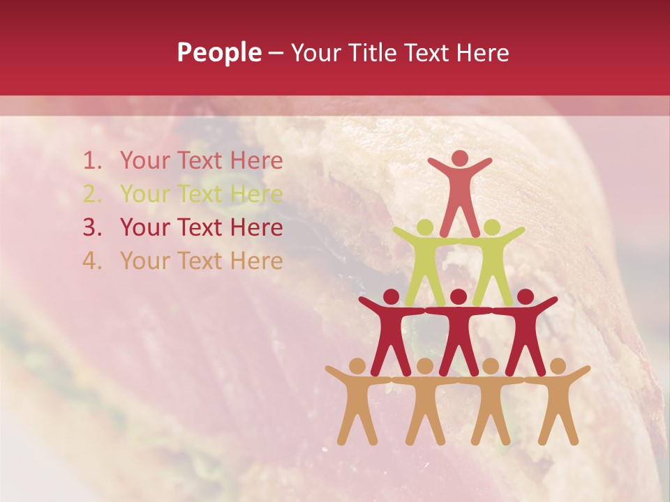 Bread Delicious Vegetable PowerPoint Template