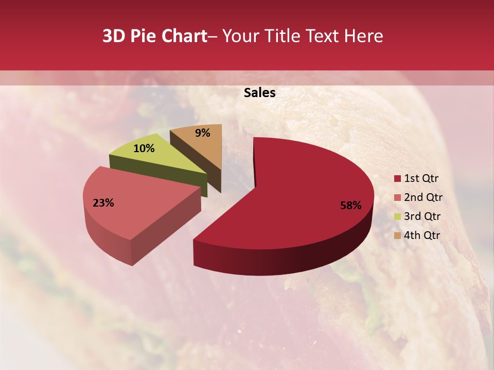 Bread Delicious Vegetable PowerPoint Template
