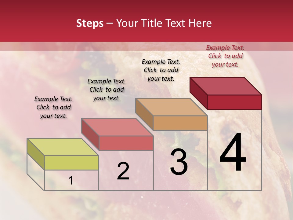 Bread Delicious Vegetable PowerPoint Template