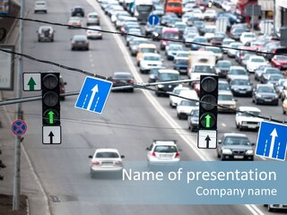 Drive Speed Environment PowerPoint Template