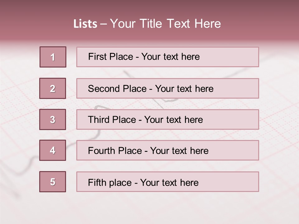 Death Chart Results PowerPoint Template