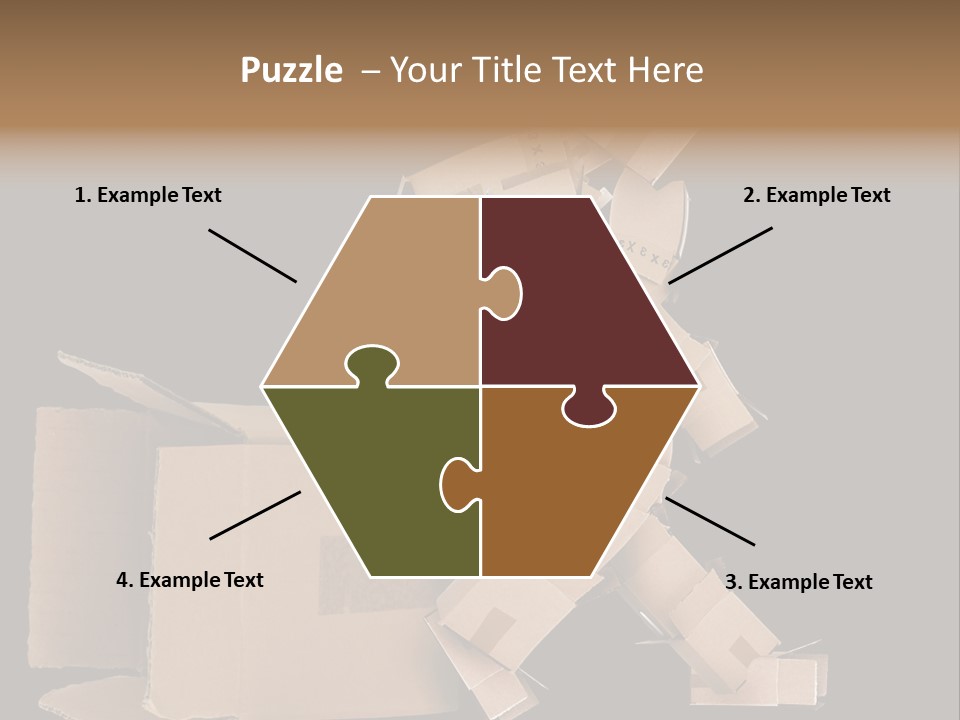 Container Shipping Puppet PowerPoint Template