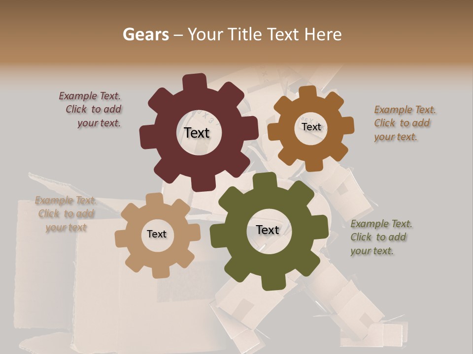 Container Shipping Puppet PowerPoint Template