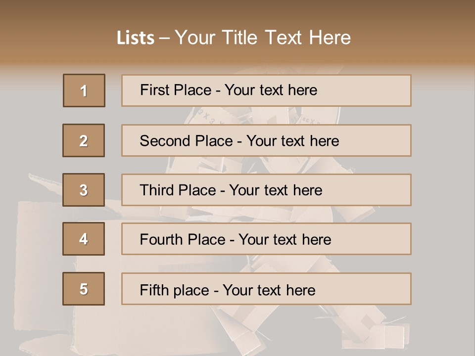 Container Shipping Puppet PowerPoint Template