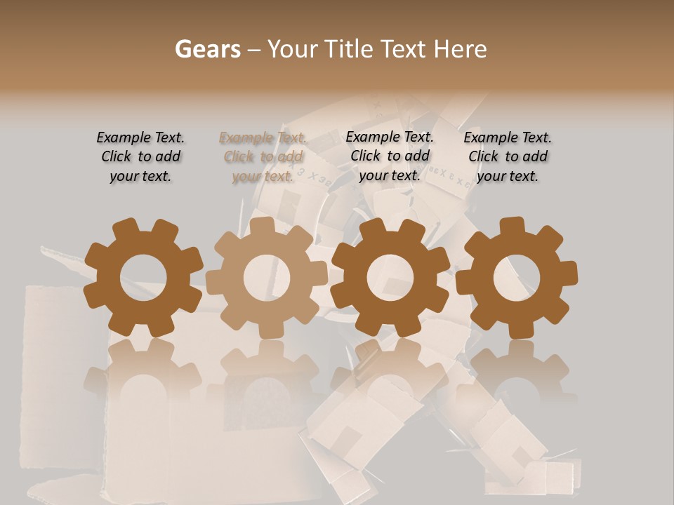 Container Shipping Puppet PowerPoint Template