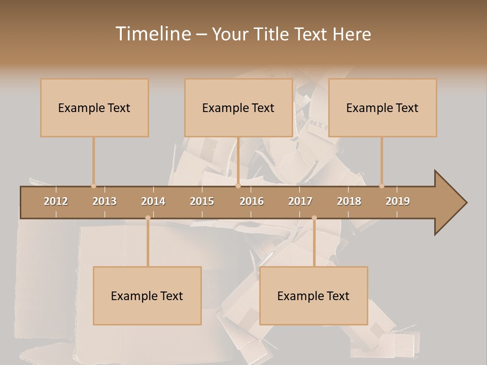 Container Shipping Puppet PowerPoint Template