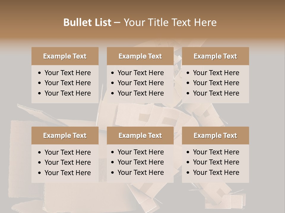 Container Shipping Puppet PowerPoint Template