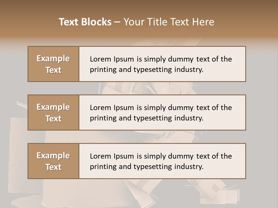 Container Shipping Puppet PowerPoint Template