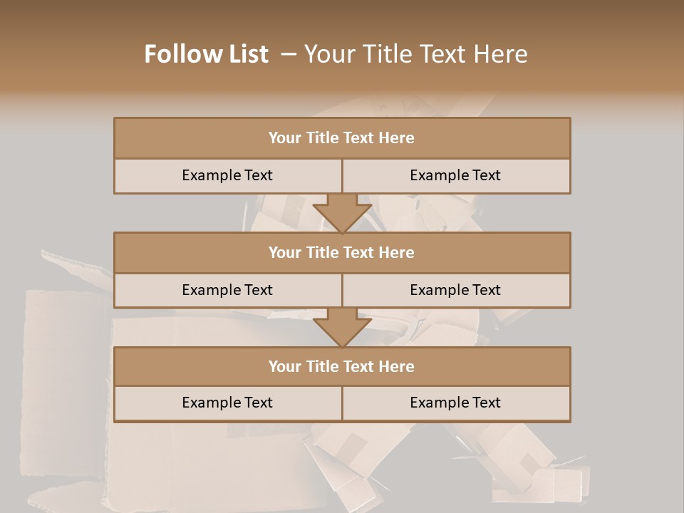 Container Shipping Puppet PowerPoint Template