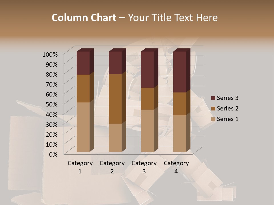 Container Shipping Puppet PowerPoint Template