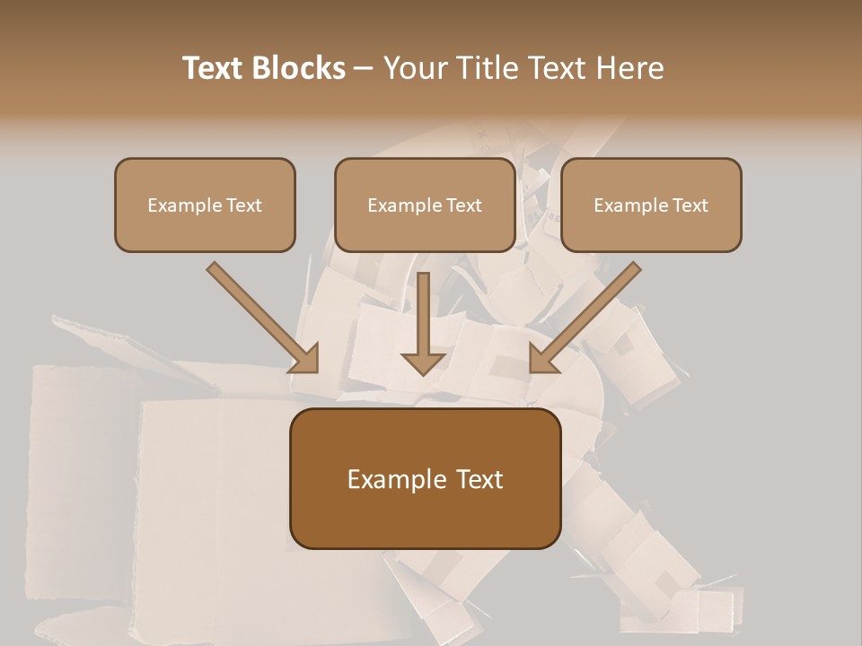 Container Shipping Puppet PowerPoint Template