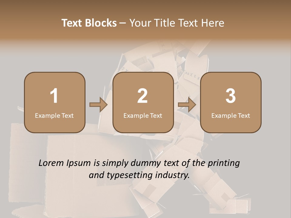 Container Shipping Puppet PowerPoint Template