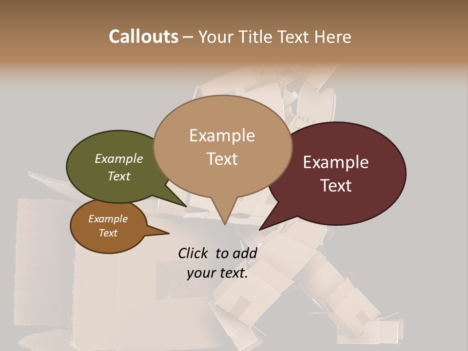 Container Shipping Puppet PowerPoint Template