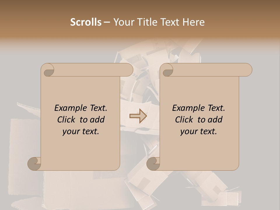 Container Shipping Puppet PowerPoint Template