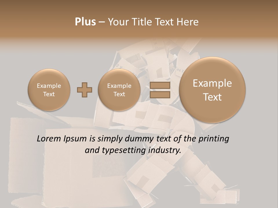 Container Shipping Puppet PowerPoint Template