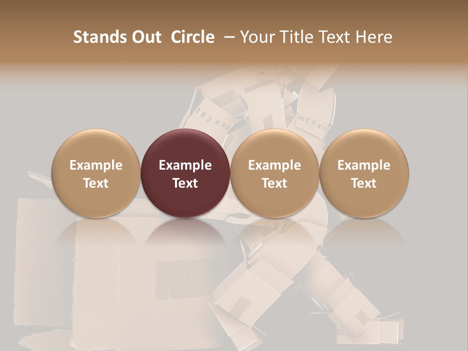 Container Shipping Puppet PowerPoint Template