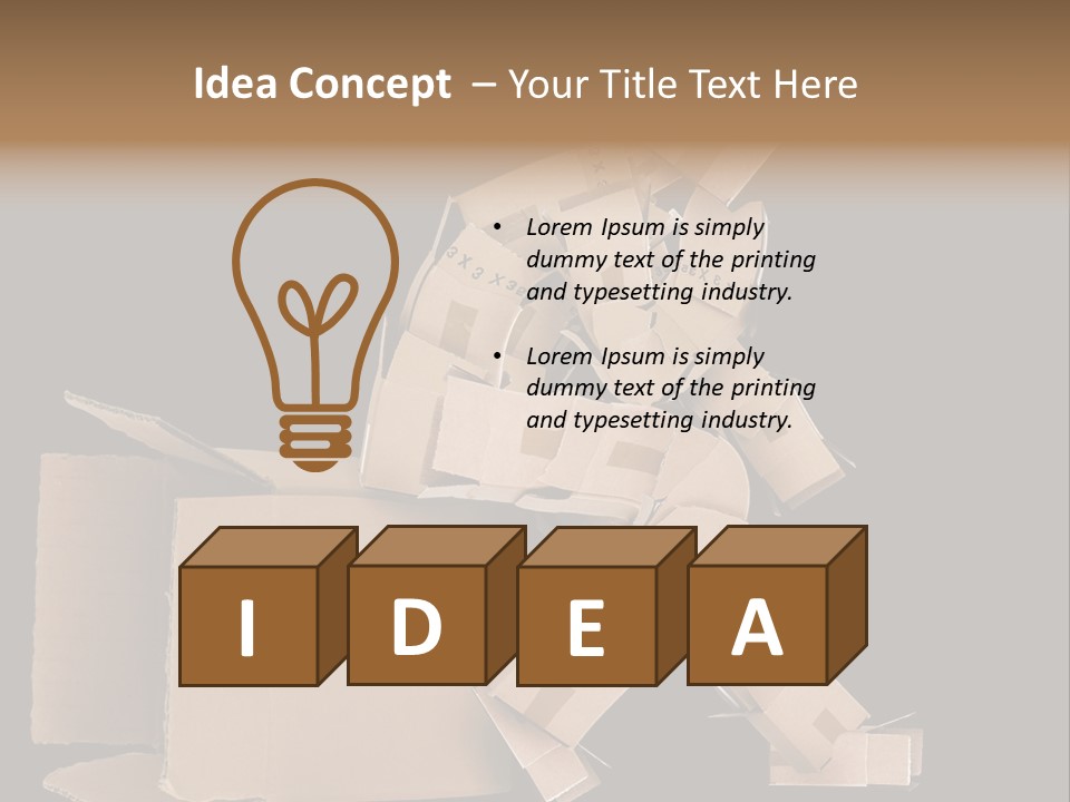 Container Shipping Puppet PowerPoint Template