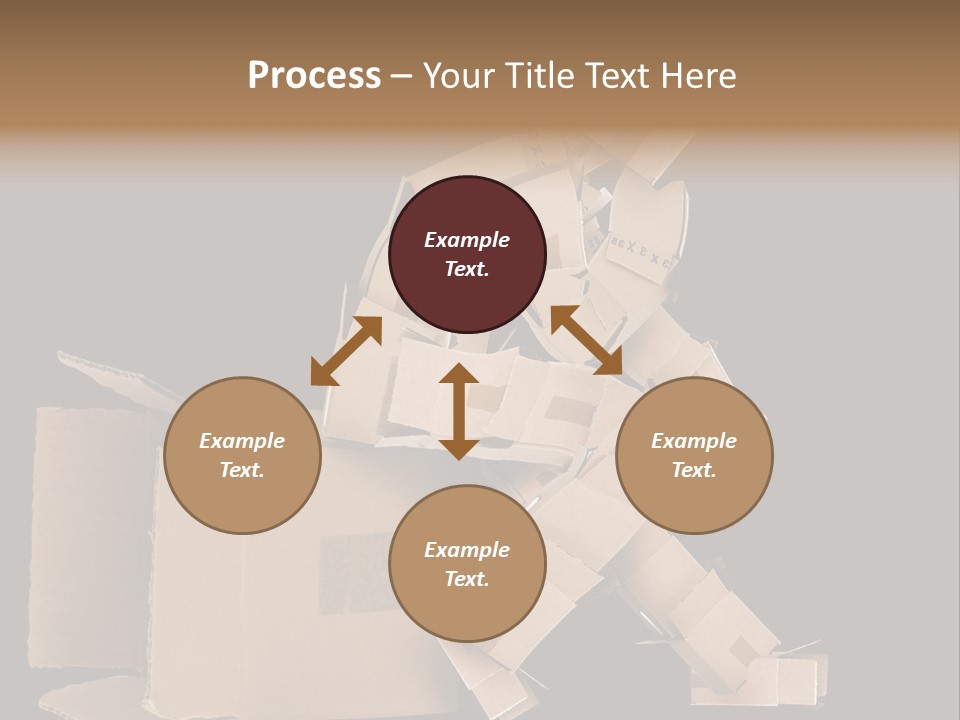 Container Shipping Puppet PowerPoint Template