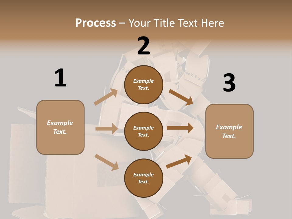 Container Shipping Puppet PowerPoint Template
