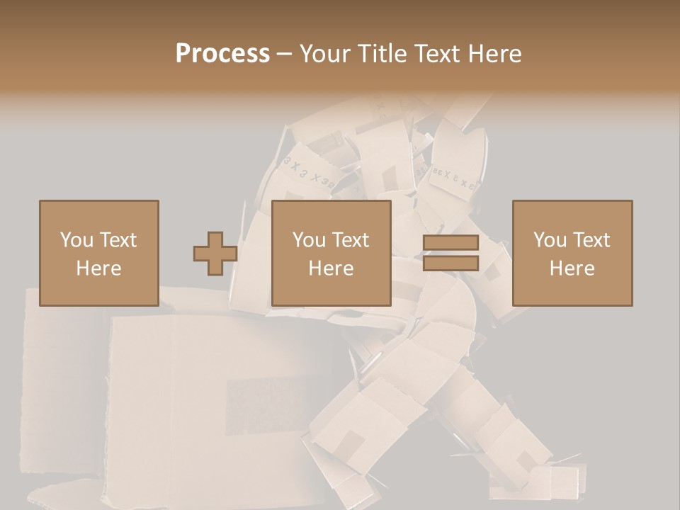 Container Shipping Puppet PowerPoint Template