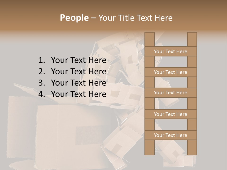 Container Shipping Puppet PowerPoint Template
