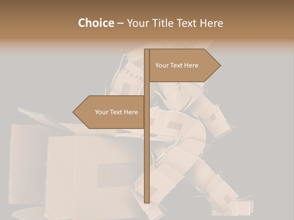 Container Shipping Puppet PowerPoint Template