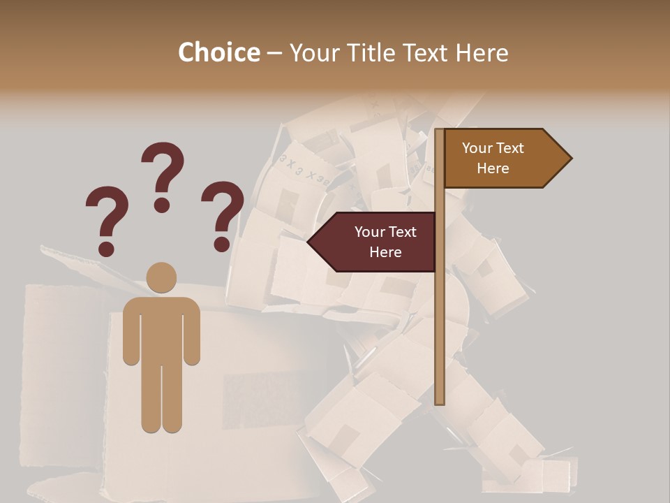 Container Shipping Puppet PowerPoint Template