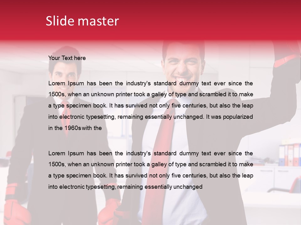 Person Background Job PowerPoint Template
