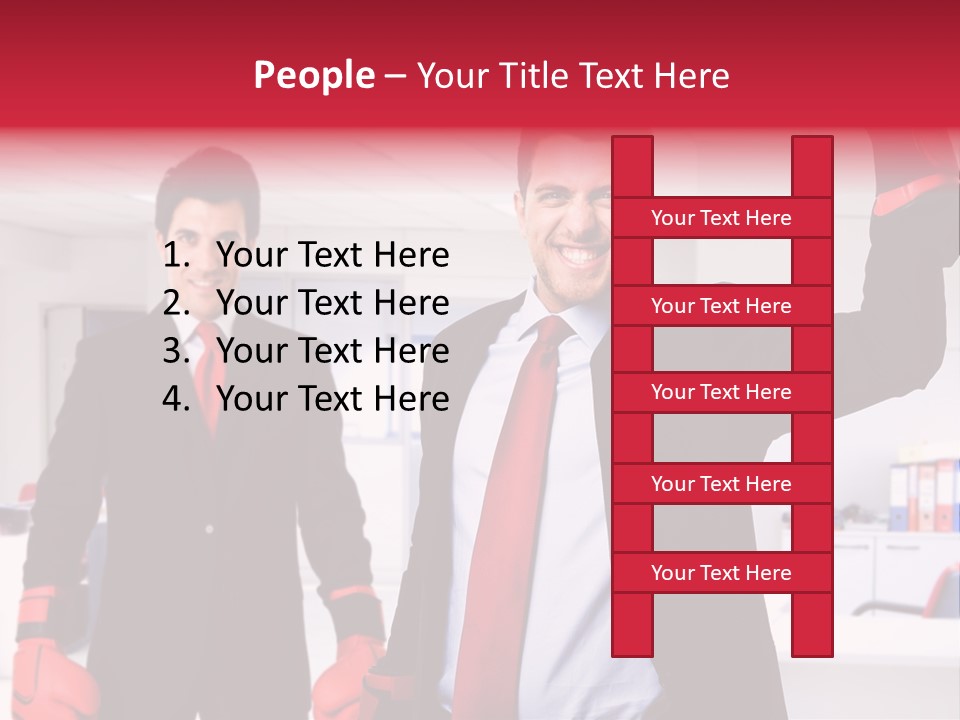 Person Background Job PowerPoint Template