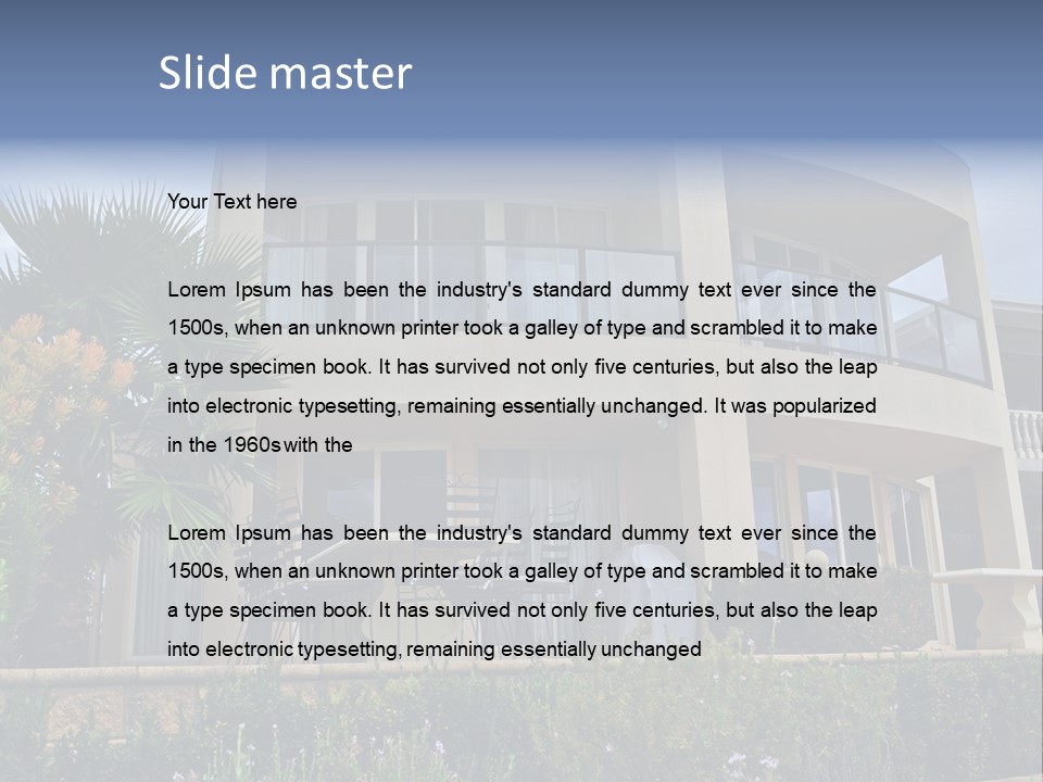 City Rim Building PowerPoint Template