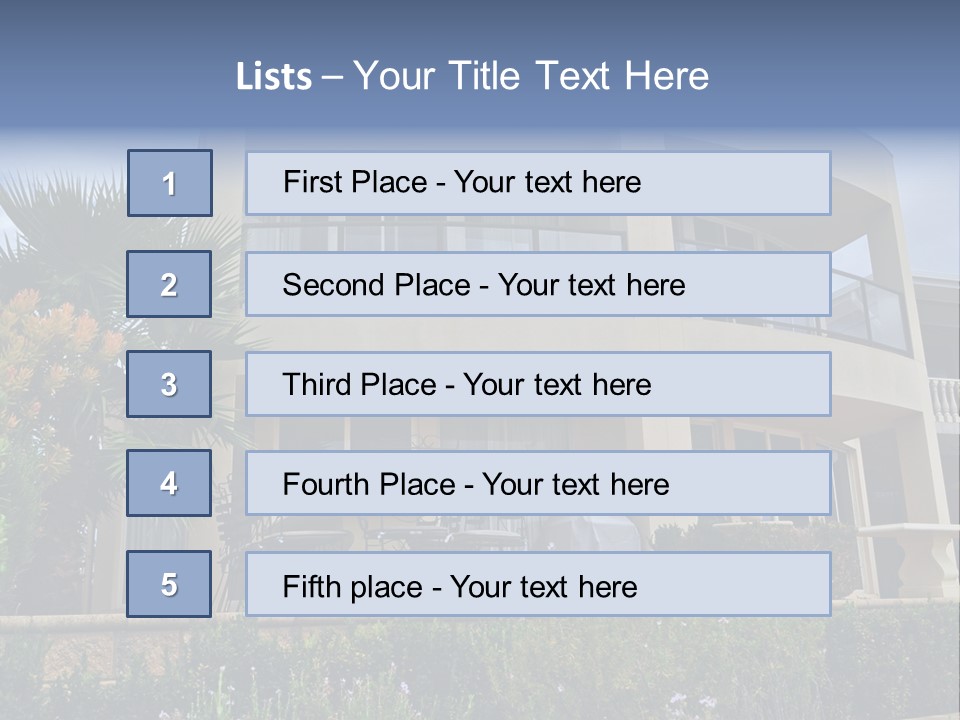 City Rim Building PowerPoint Template