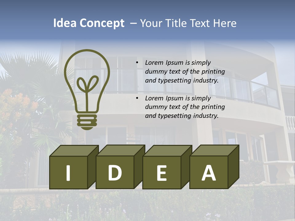 City Rim Building PowerPoint Template