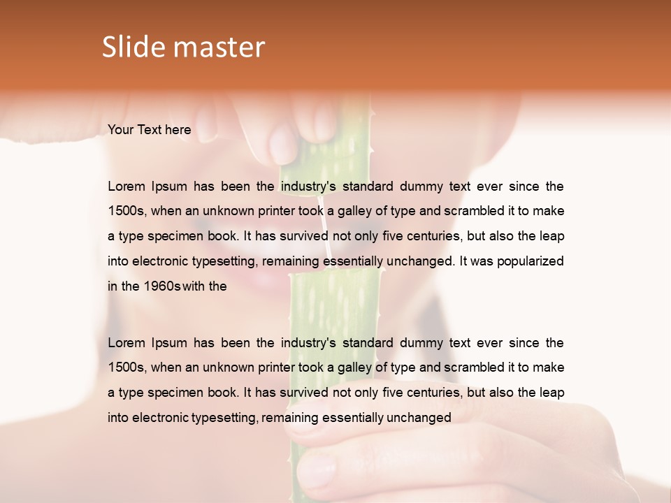 White Skin Balance PowerPoint Template