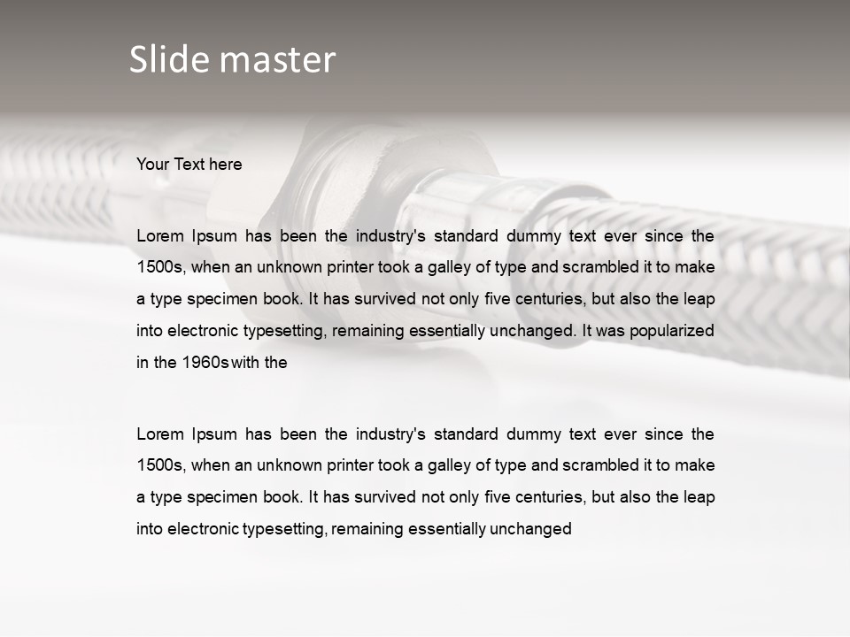 Repair Water Braided PowerPoint Template