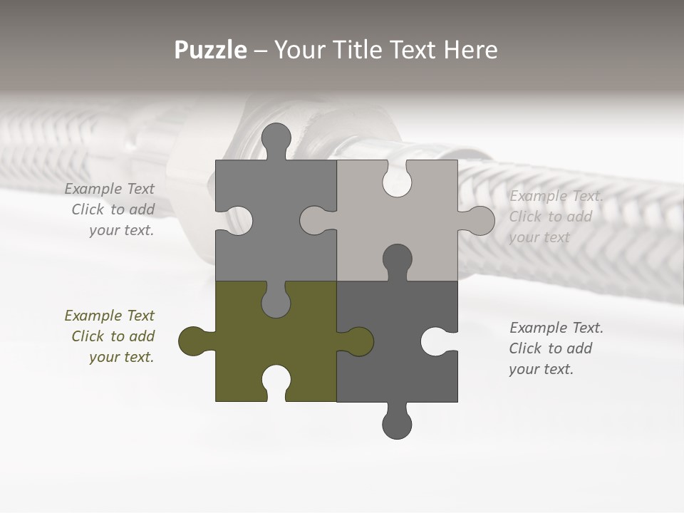 Repair Water Braided PowerPoint Template