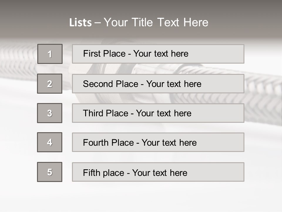 Repair Water Braided PowerPoint Template