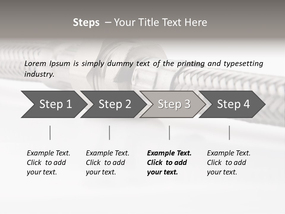 Repair Water Braided PowerPoint Template