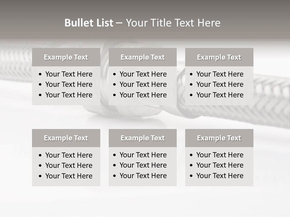 Repair Water Braided PowerPoint Template