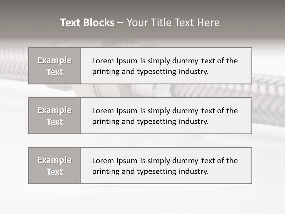Repair Water Braided PowerPoint Template