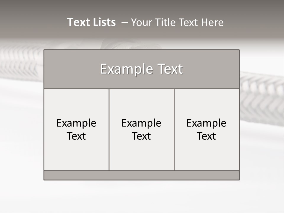 Repair Water Braided PowerPoint Template