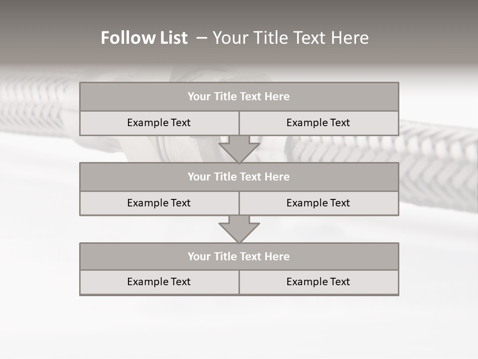 Repair Water Braided PowerPoint Template