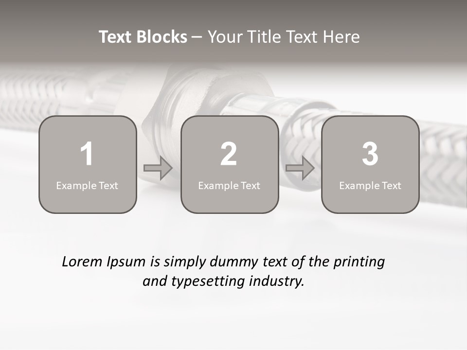 Repair Water Braided PowerPoint Template