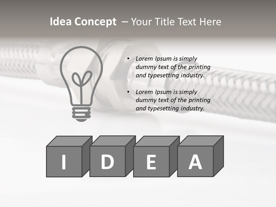 Repair Water Braided PowerPoint Template