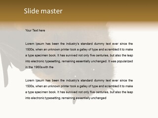 Wild Bat Black PowerPoint Template