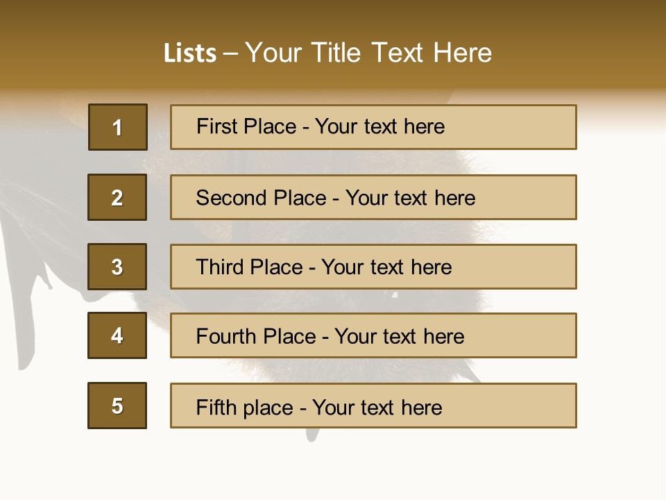 Wild Bat Black PowerPoint Template