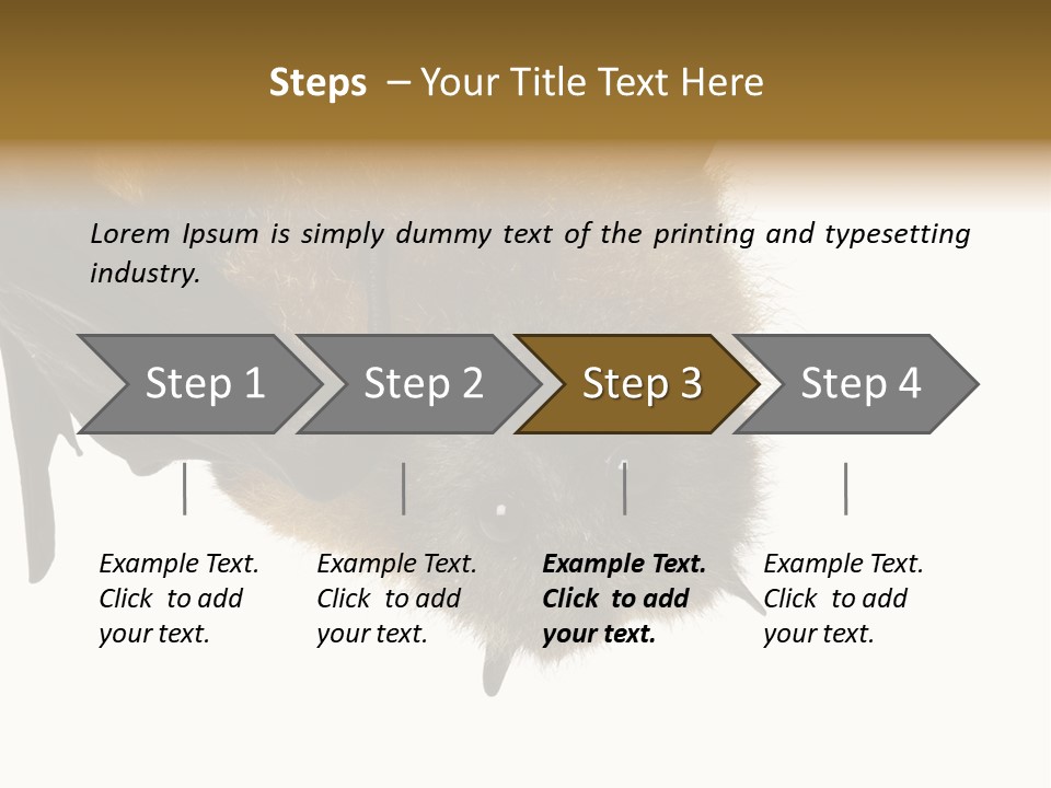 Wild Bat Black PowerPoint Template