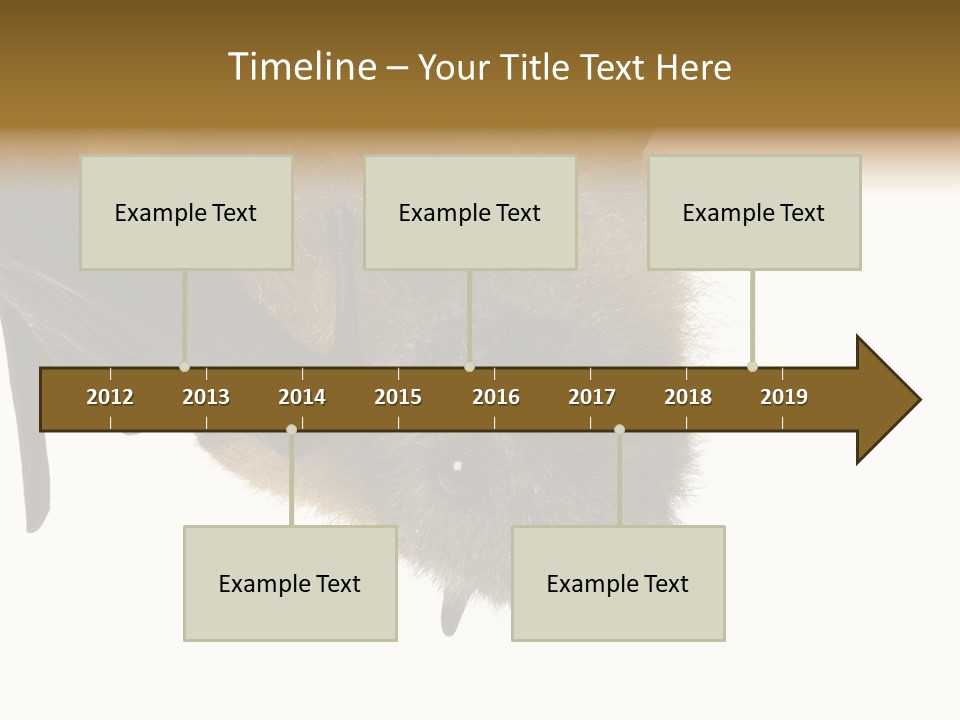 Wild Bat Black PowerPoint Template